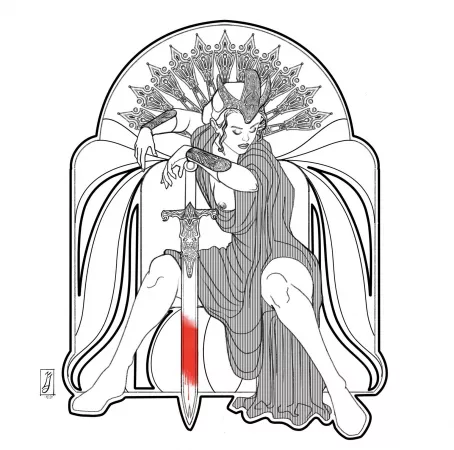 ‘The Queen’, Me, Digital, 2020 by Leadjockey