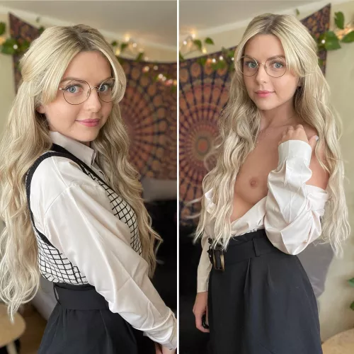 The REAL question is would you fuck me in the library?.. 👧🏼📚 by Lillieinlove