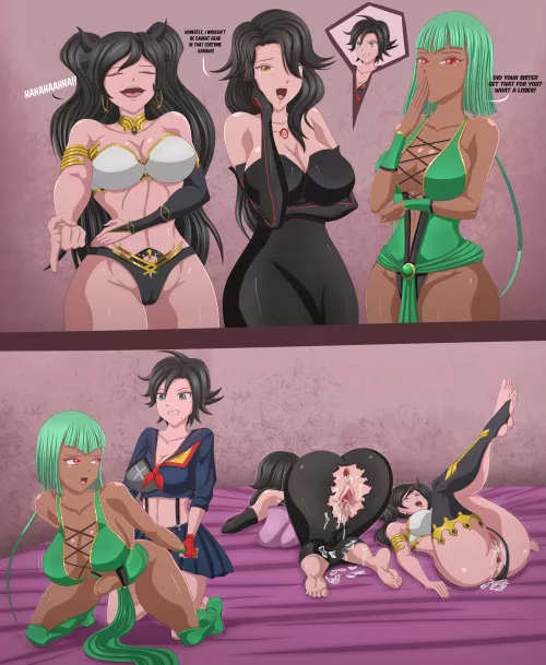 The Ruboner Delivers Some Pleasurable Punishment (Magnificent) by Tenshikage-DT