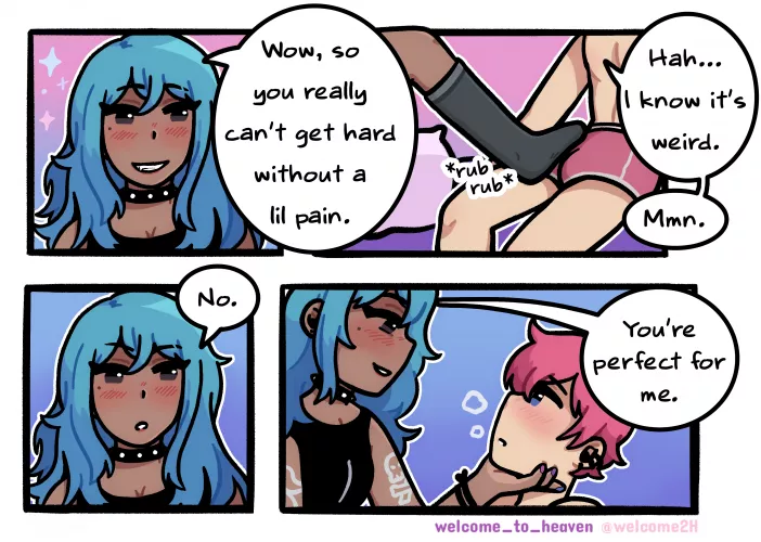 The sadist & the masochist 💙[OC] by Welcome_To_heaven