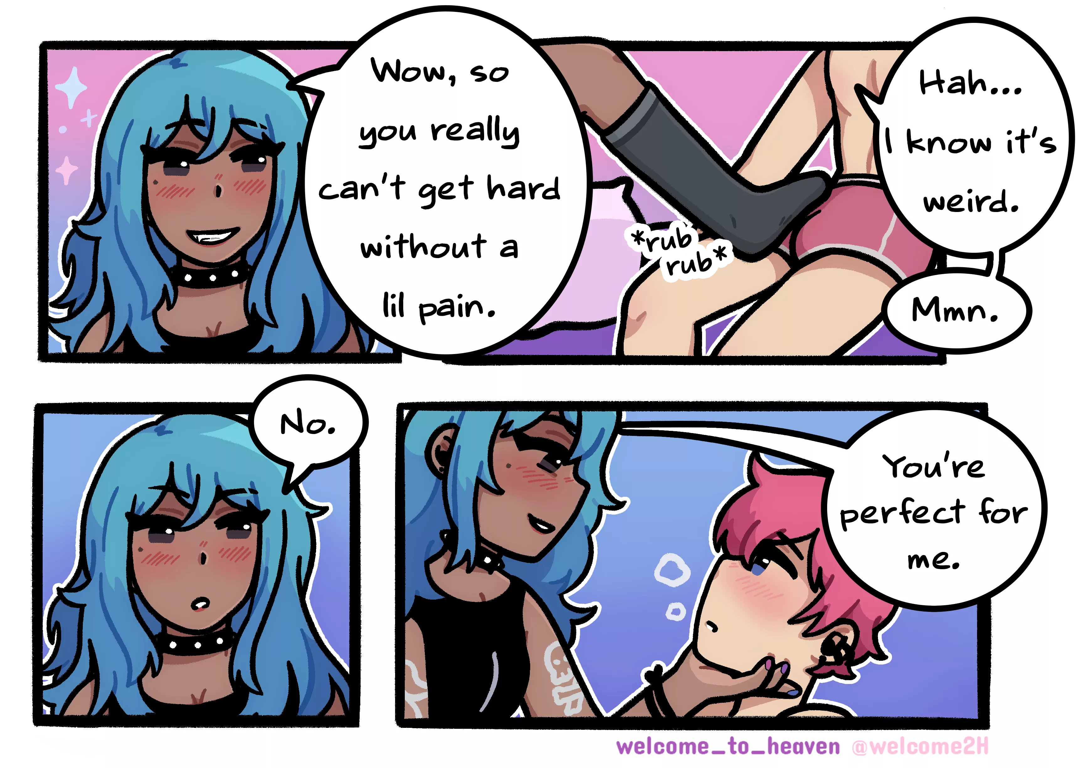 The sadist & the masochist 💙[OC] posted by Welcome_To_heaven