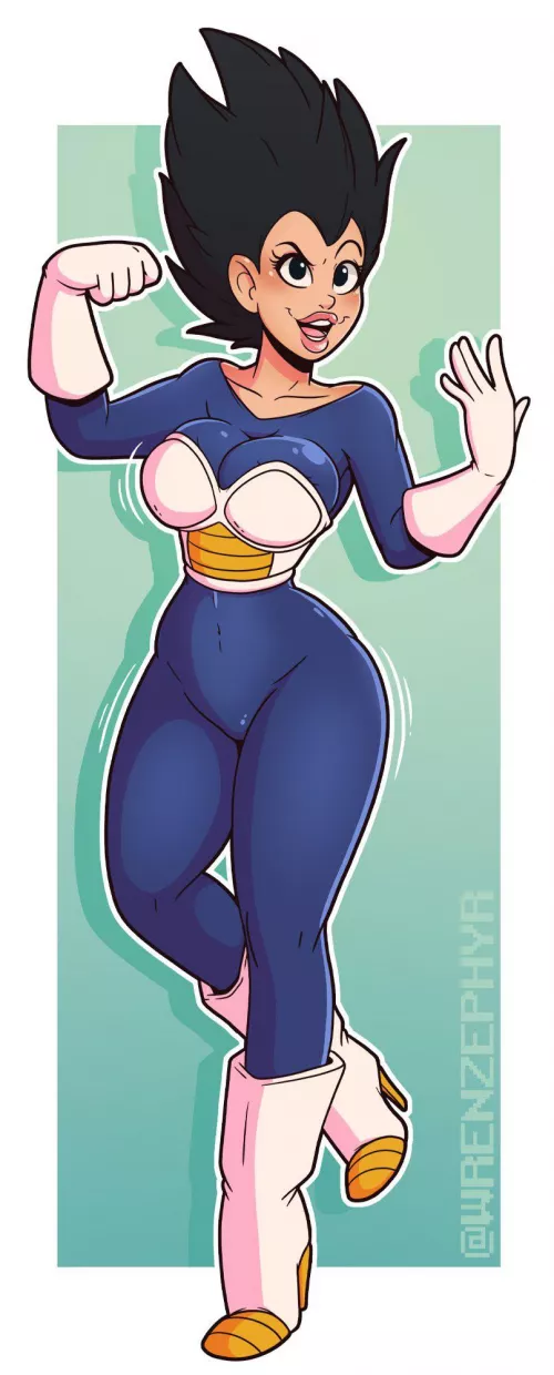 The Saiyan Queen Vegeta [Male —> Female] by Wren Zephyr by internetguy730