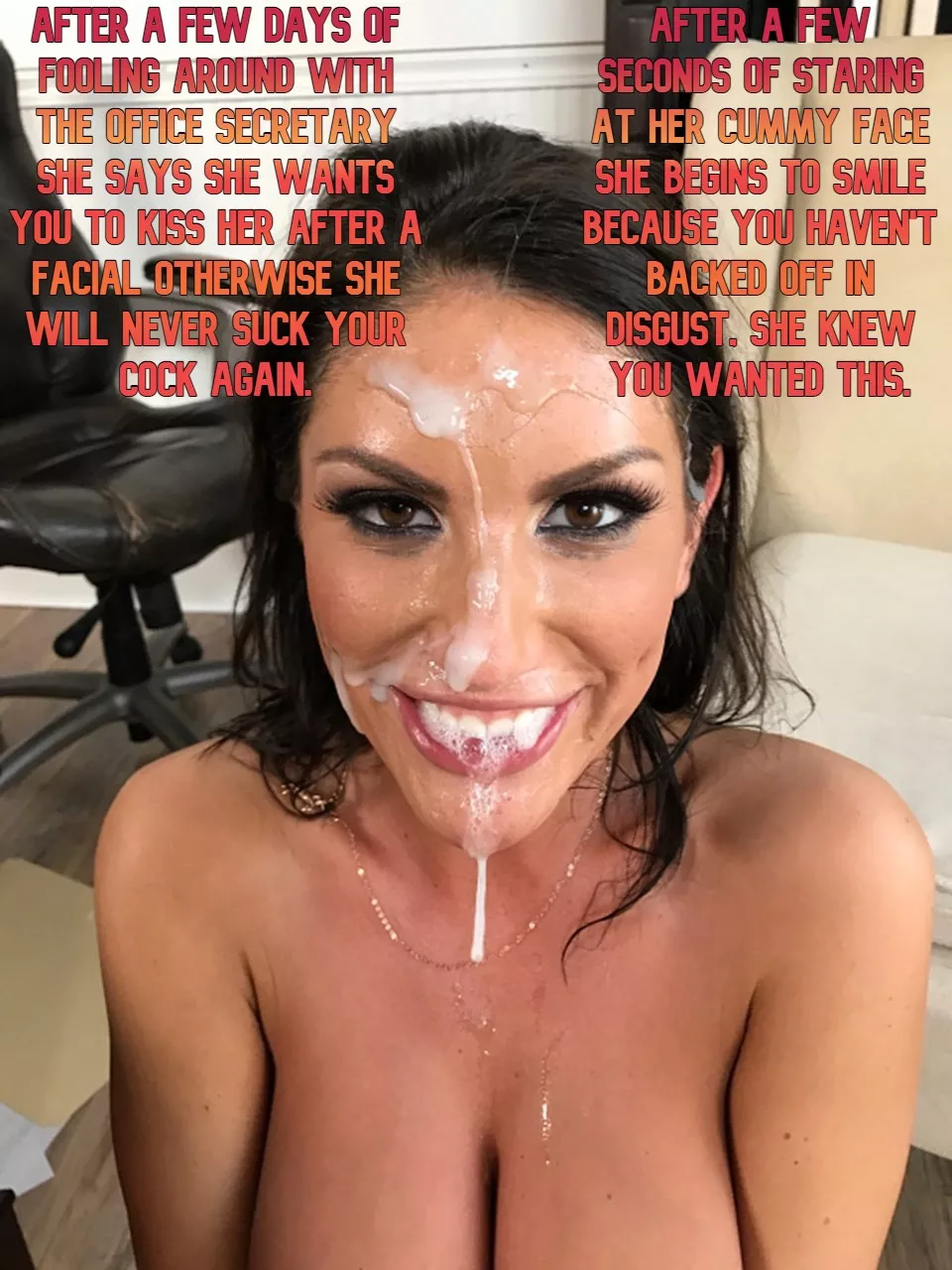 The secretary is blackmailing you. posted by Kearo216