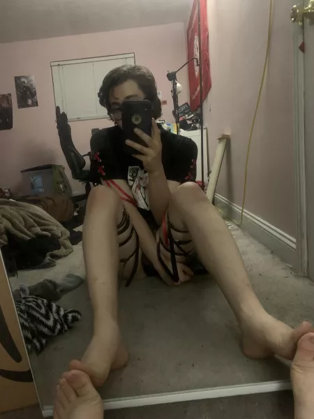 the skirt and the garters can stay by Mango1666