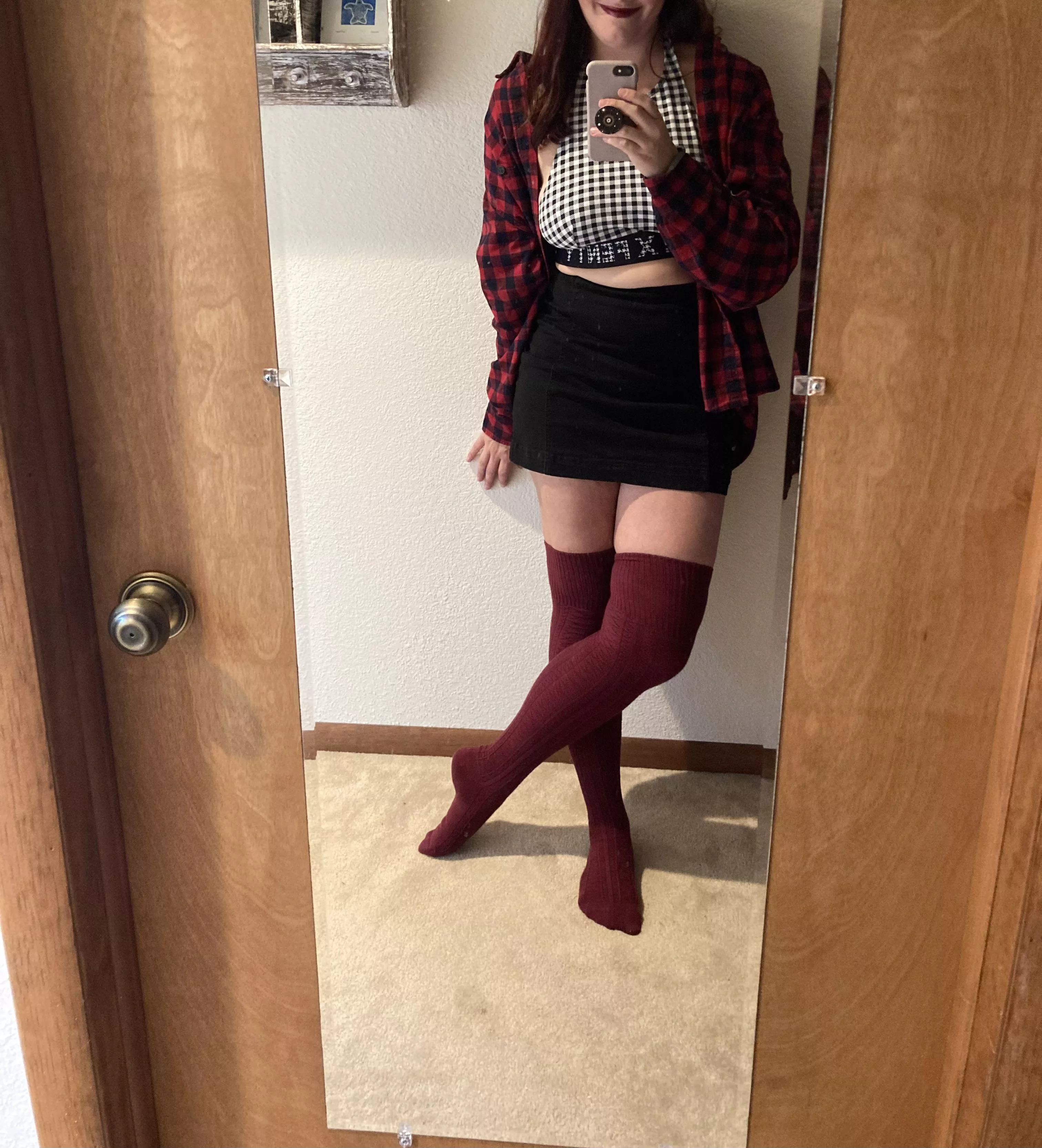 The socks have to match the flannel! posted by shann0nm00r3