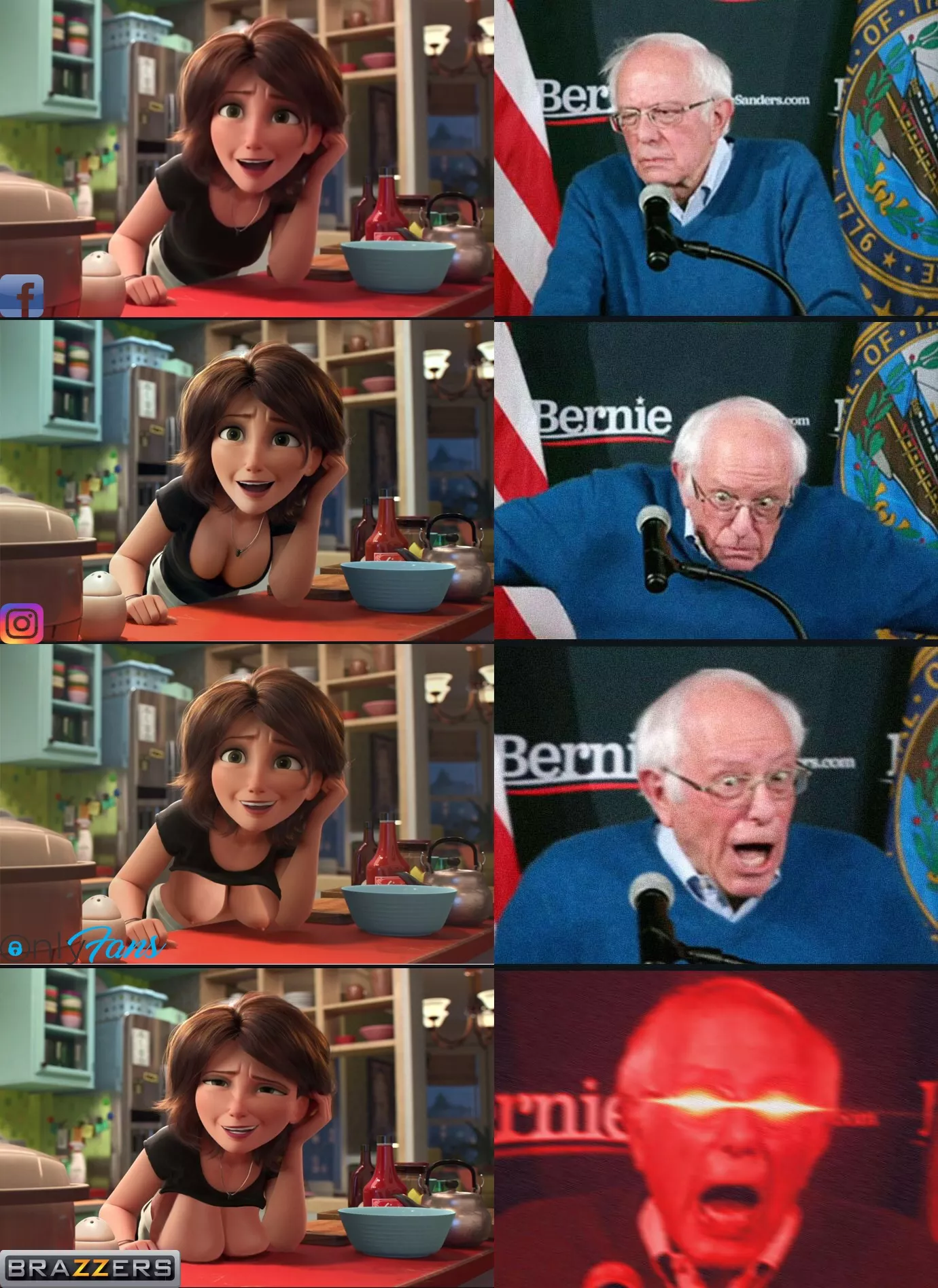 The stages of Aunt Cass posted by Thedarkreality