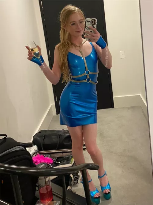 The start of my latex addiction... keenly awaiting the arrival of my next kinky dress! by petite_nymphet