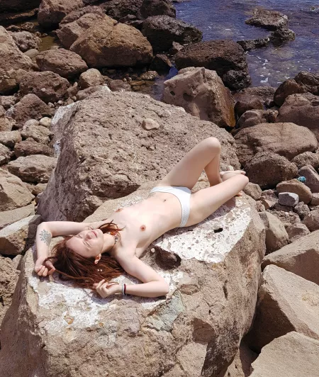 the stone is so warm by Beauty_Bird