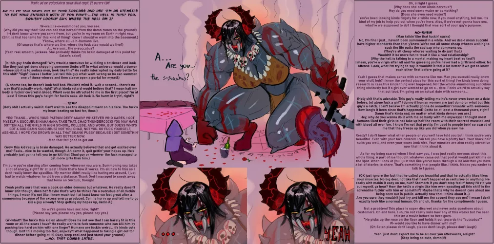 The Summoner and the War Demon (Monster Girl) (Guys I don’t think this is a succubus) (Humour) (Wholesome) by Throwaway130406