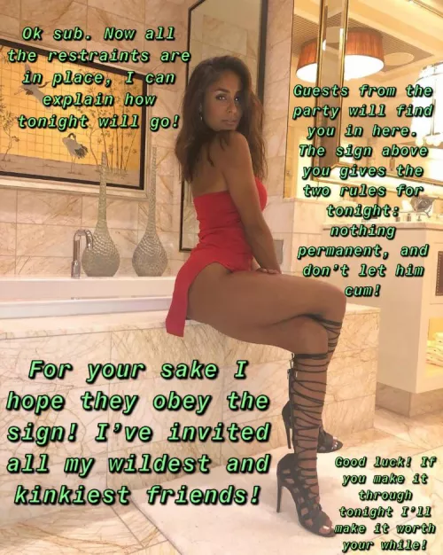 The tease toy for the party by lightfuseandrun