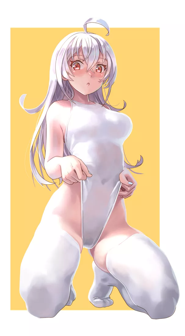 The temporary high-leg cut look. [Original] posted by chilidirigible