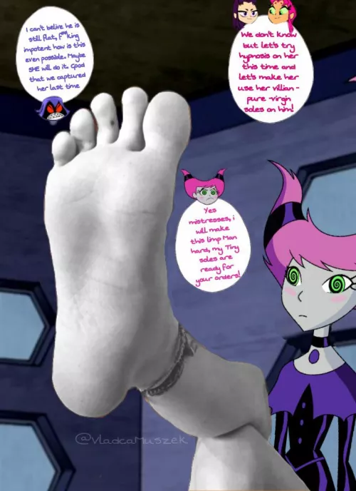 The third part of my realistic soles on teen titans girls series! (OC) by VladcaMuszek