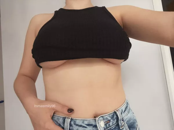 The tiniest bit of underboob… by itsmeemily96