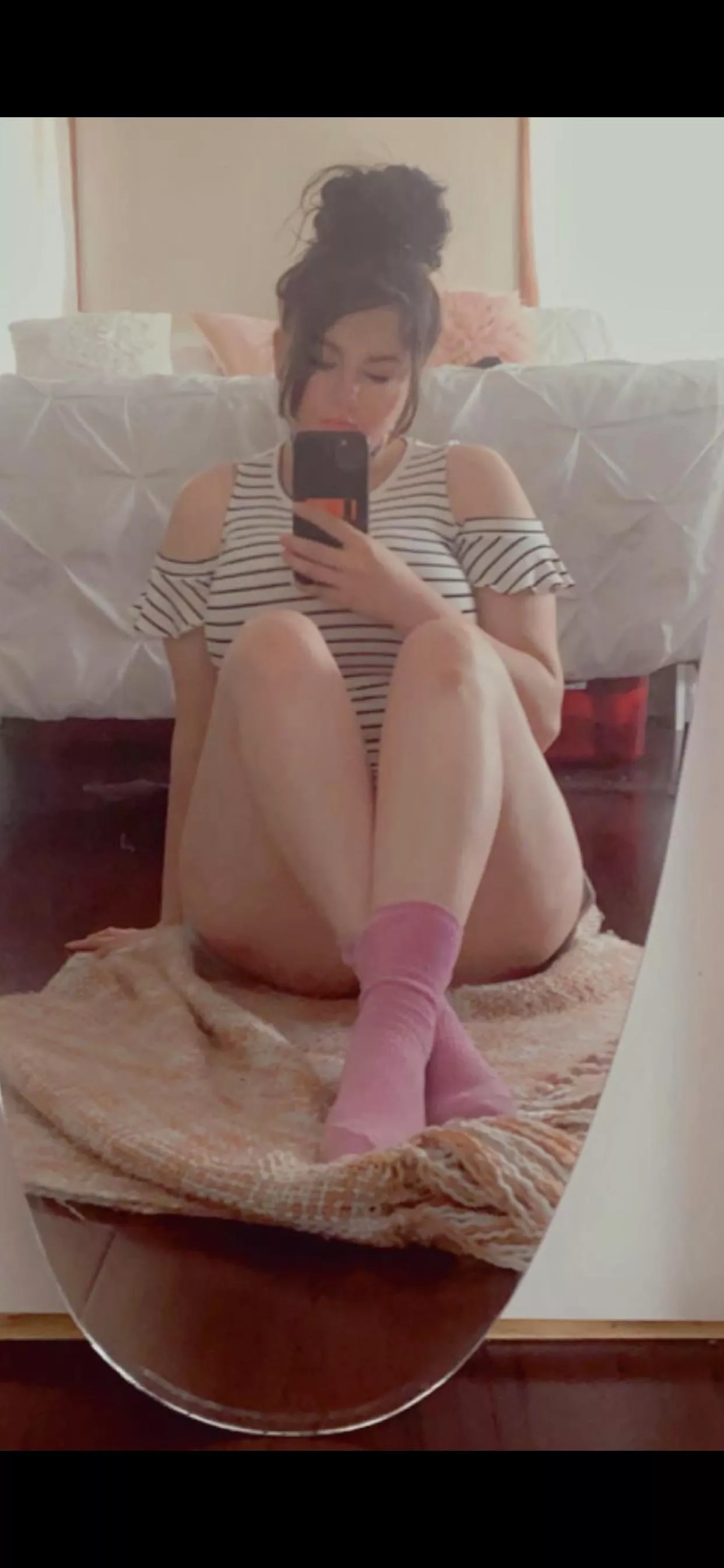 the very first feet pic i ever took for reddit last june, i was extra shy back then... posted by rikkis_feet