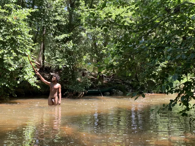 The water felt nice but the sun felt better ! by EarthMouth718