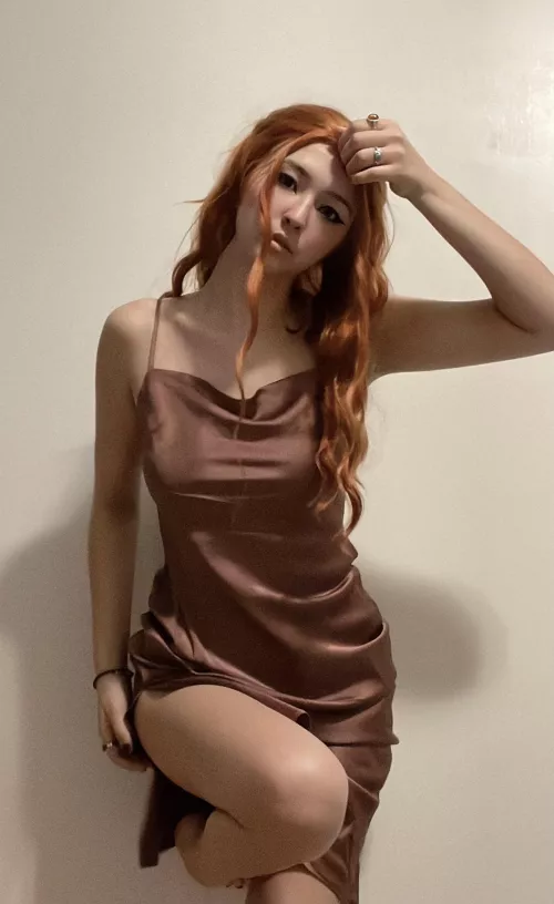 the way this silk dress sits on my hips should make you so horny by PrincessErikaa