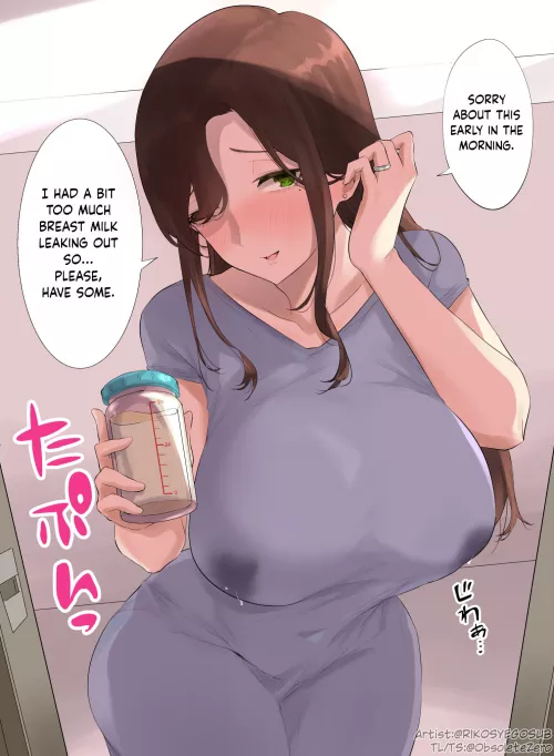 The wife next door brought some drink to share by Egg_of_Bert