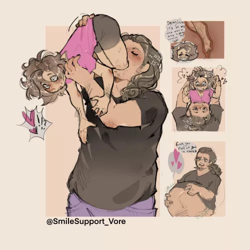 Their favourite past time [M/NB] [Willing] [Safe] Art by me/SmileSupport by SmileSupport_Vore