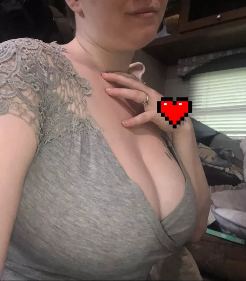 Their full of milk and easily accessible, would you be tempted to play with them when my husband is gone? by lonelyhouseMommy