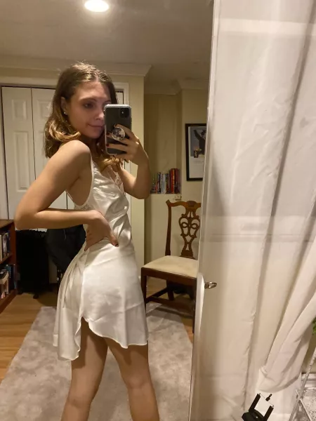 There is a nice surprise under this nightgown for you by leo-venus