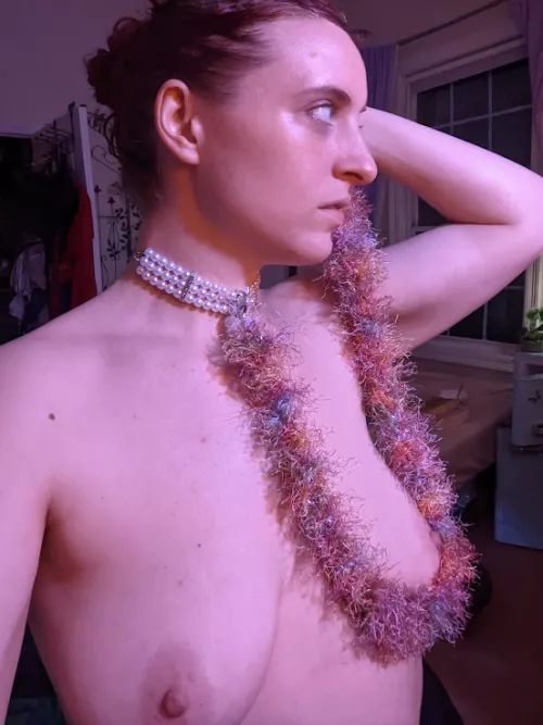 There is metal beneath the fluff. Would you choose this lead and collar combo? by Morgan_Storm