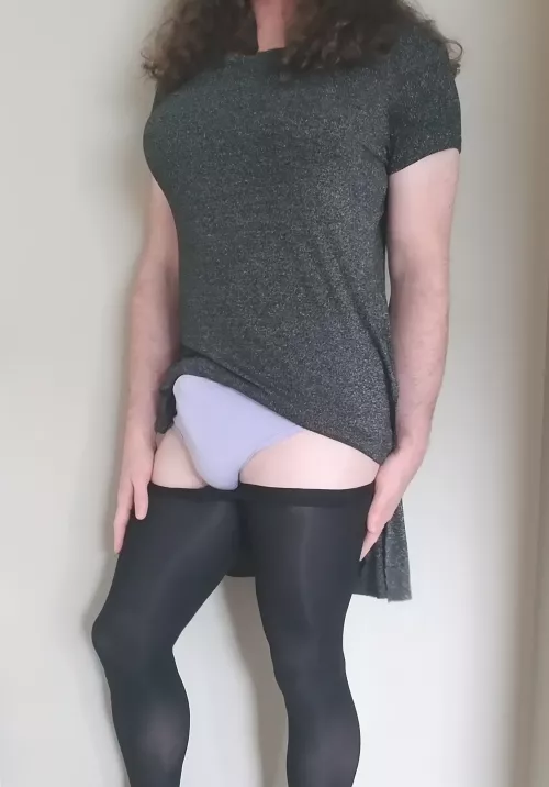 There's a Christmas surprise under my dress 😉 by CDKrissy