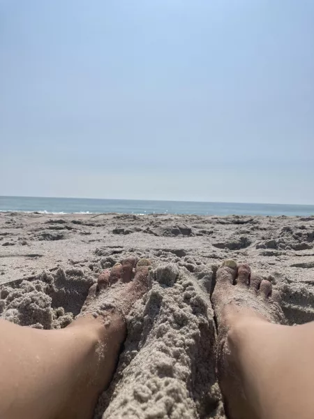 There’s no one near us on the beach today, what would you do with these? by sonyas_sweet_sole