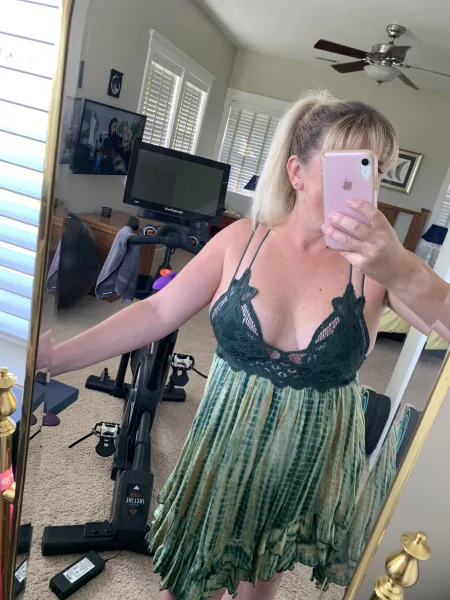 There’s no way to wear a bra with this dress. Oh well 🤷‍♀️😈 by emjanderson79