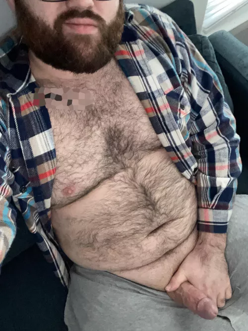 There’s plenty of room on the couch for us both, but I have a feeling I know which seat you’ll pick 😈 by StudMutt