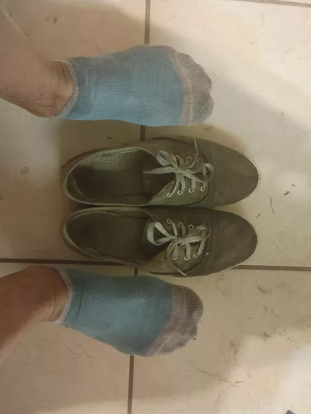 These socks and shoes might be done. Anyone want them when I retire them? by ZefieATG