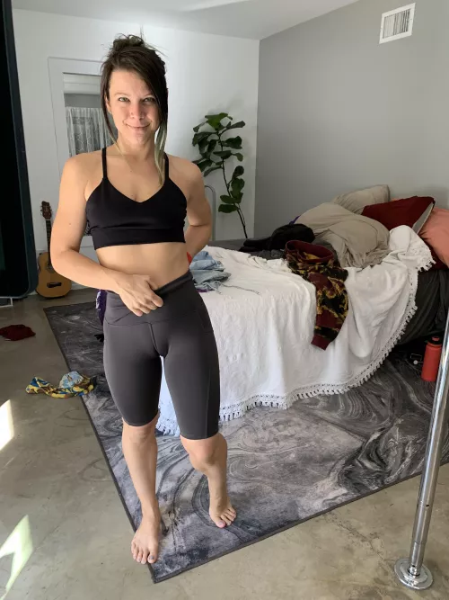 They can't see your panties through you leggings if you don't wear any 🤷🏻‍♀️ by HardKora