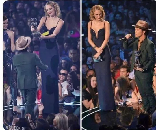 They had to take this pic from far away to have them both in it. by drail18