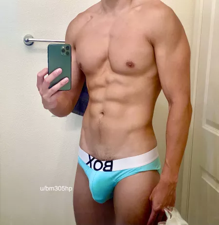 They said this brief has extra room in the front already. by bm305hp