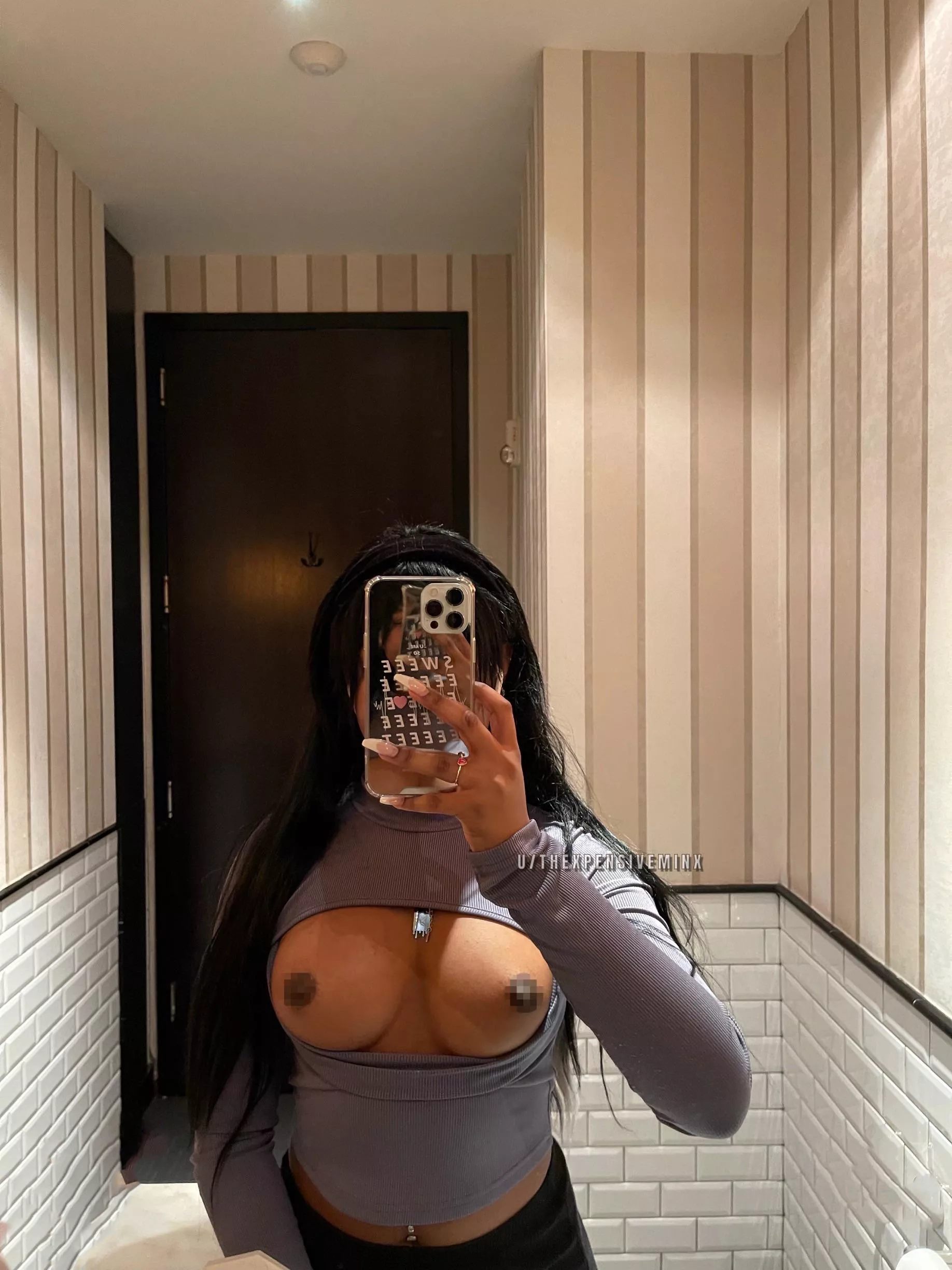 They’re so perky they always pop out. [oc] posted by thexpensiveminx