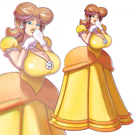 Thicc Princess Daisy by Signal-Season