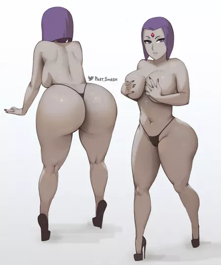 Thick ass raven (Phat Smash) by SeekScout