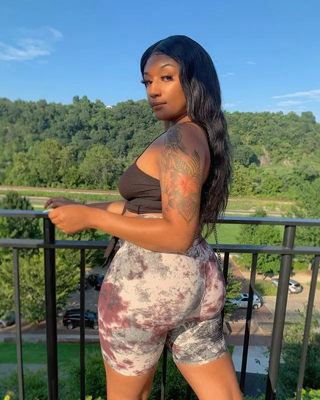 Thick booty biker shorts posted by Von21111