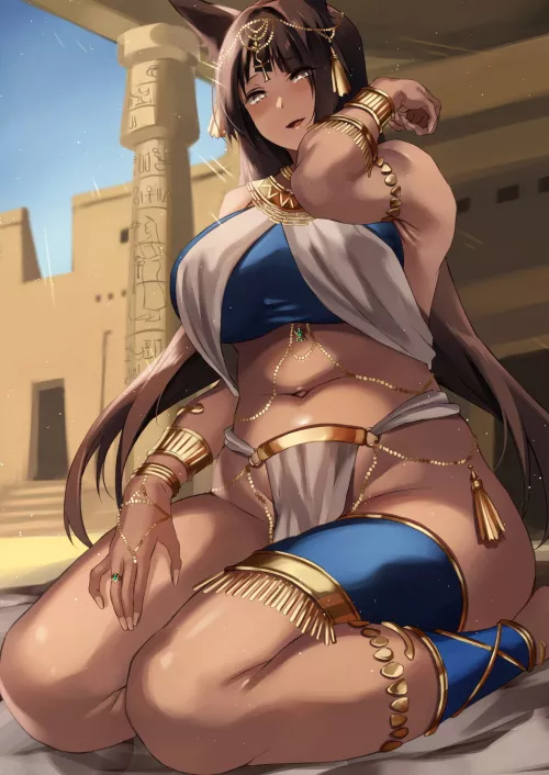 Thick, Egyptian Thighs [Original] (Inue_Ao) by Amaterasuu69