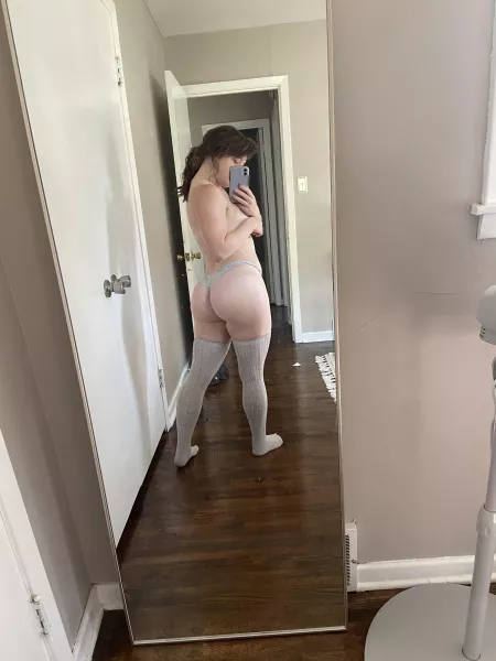 Thick thighs and thigh highs by freckledspirit