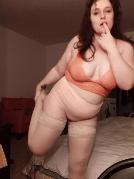 Thick thighs in thigh highs and just a touch of mischievousness by immadawgtoo