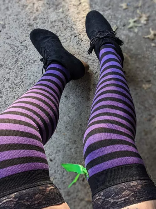Thigh high witch by SoullessSoles