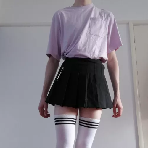 Thigh highs are necessary femboy winter attire. by Omn-Nomn