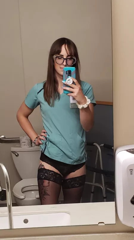 Thigh highs are part of the uniform right? by Naughty-Nurse-Kay