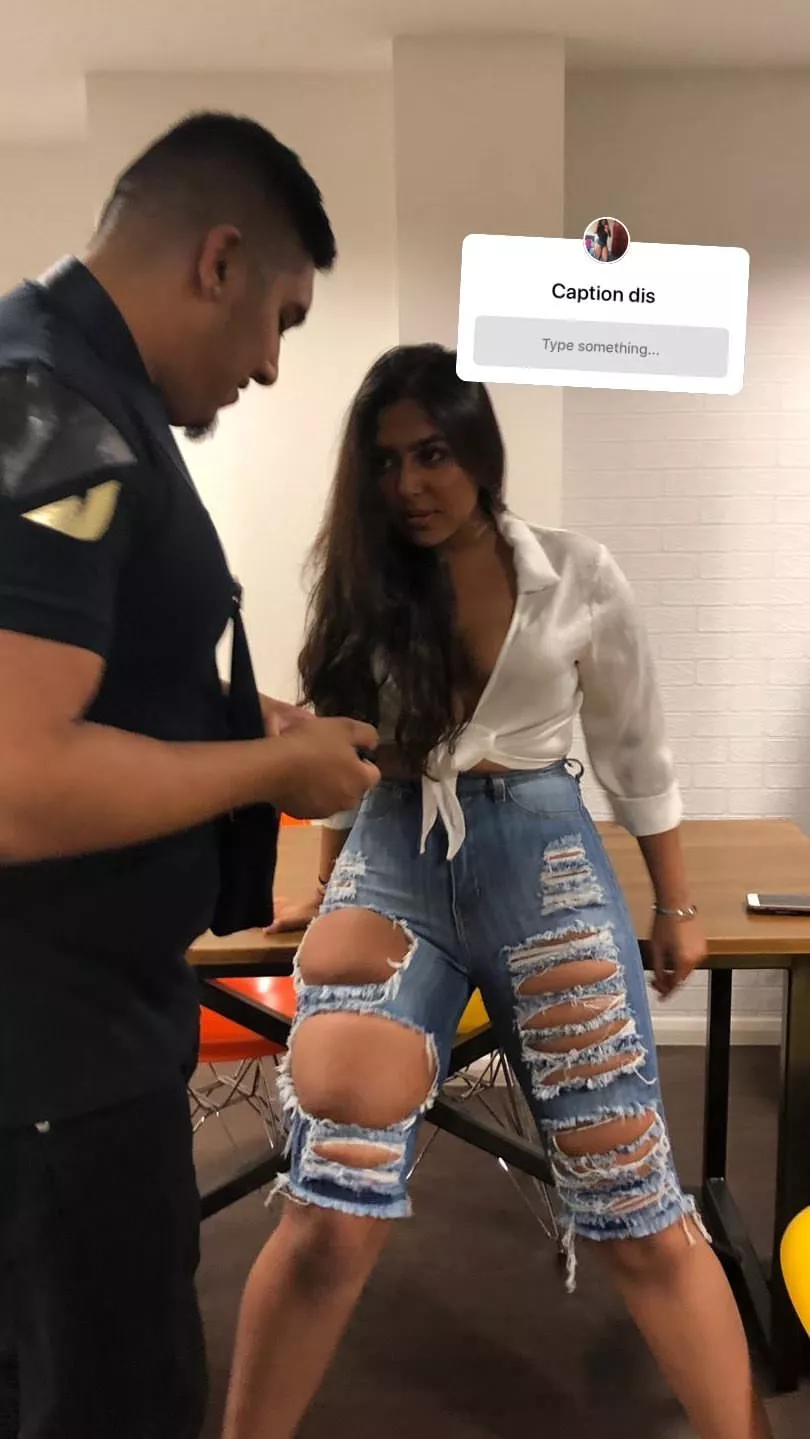 Thighs so thick, they burst through her jeans... posted by [deleted]