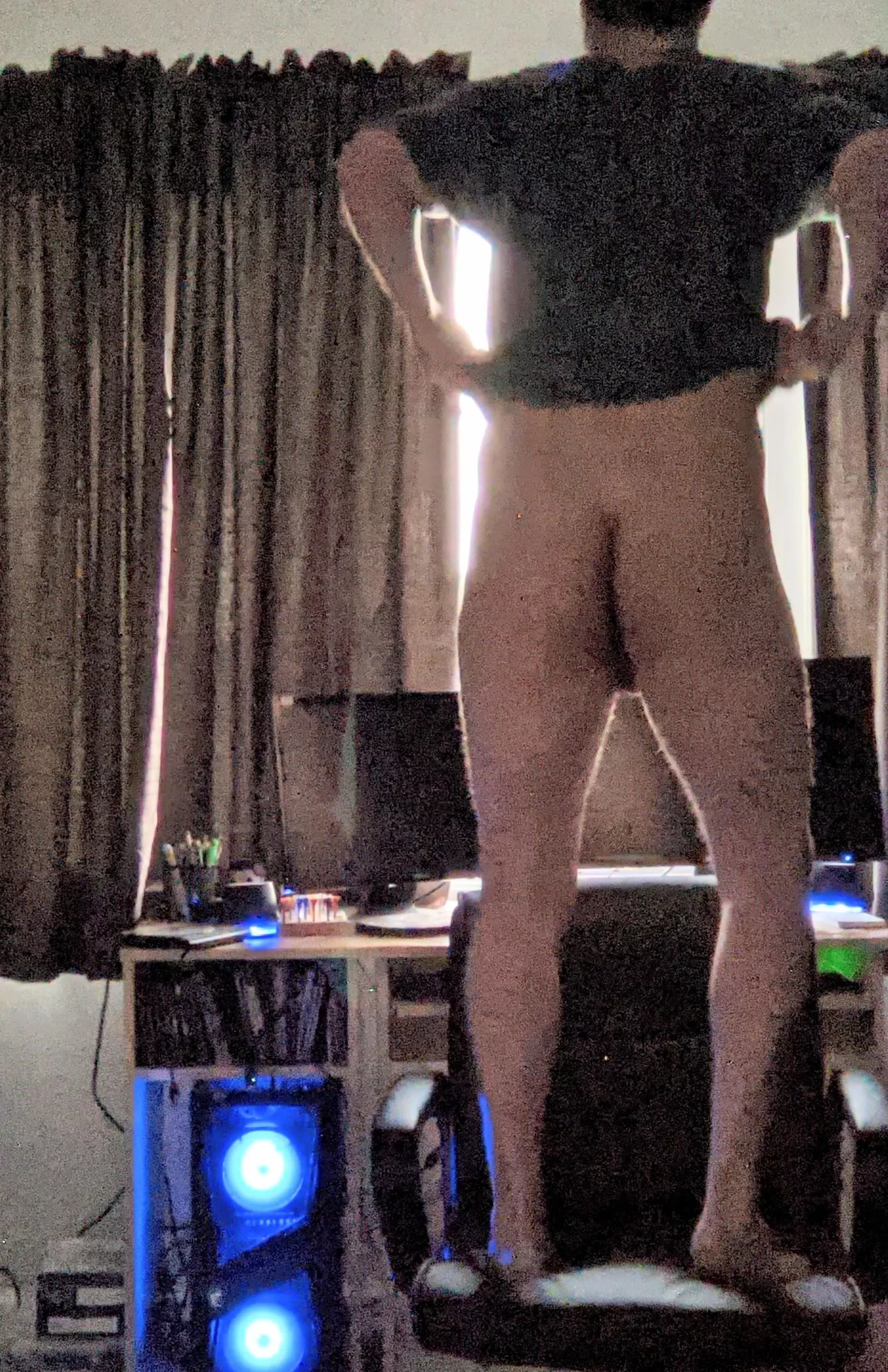 Think any of my neighbors saw me? 😈🤭🍆 posted by MetalMario95