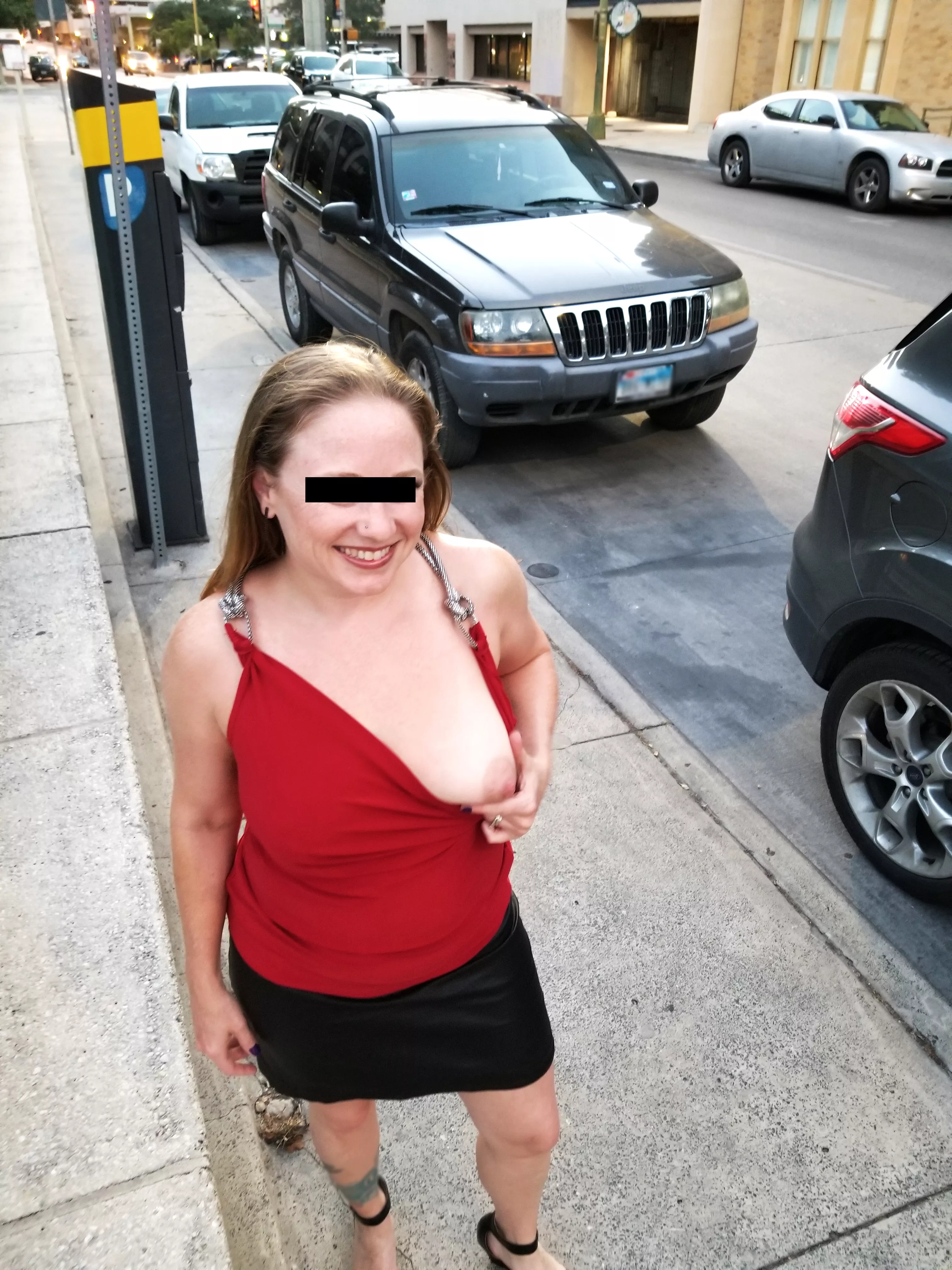 think anyone saw me? posted by HellKat_TXXX