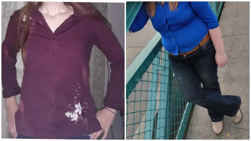 Think I looked better in button up shirts then or now? by oxCloverxo