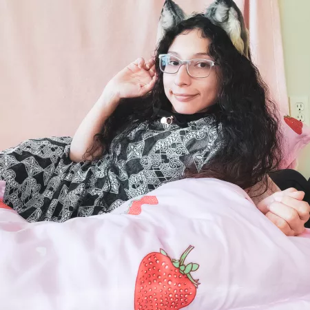 Thinking about getting a new collar 🐾 by WhiskertheGirl