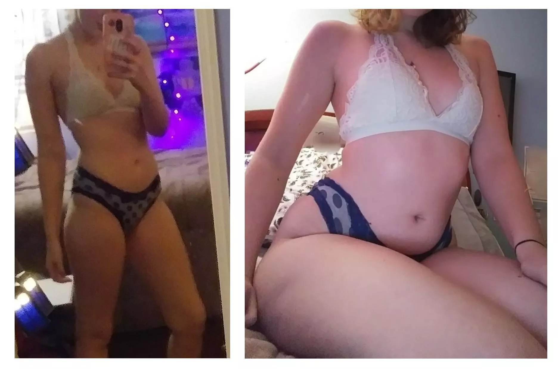 This 40lb gain has gone all to my lower half... posted by throwaway072418