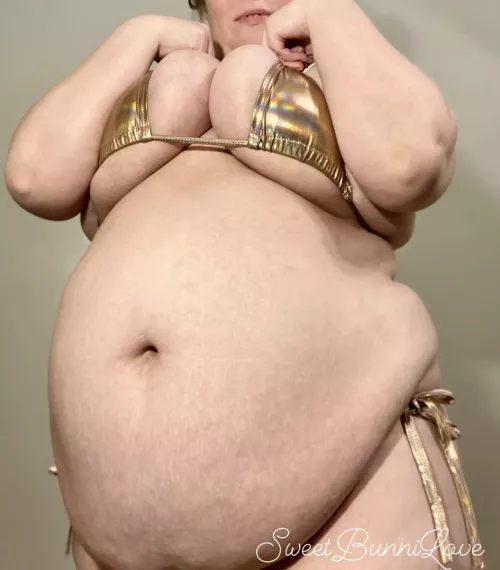 This bikini may be a little too small for me…should I wear it to the beach anyways? by SweetBunniLove